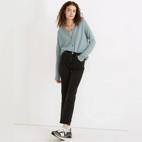 Madewell Slim Demi-Boot Jeans in Lunar Wash 27